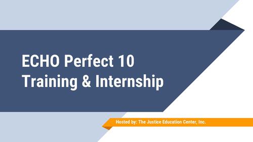 ECHO Perfect 10 Training & Internship Photo