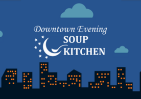 Downtown Evening Soup Kitchen Photo