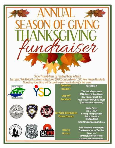 Annual Season of Giving Thanksgiving Fundraiser